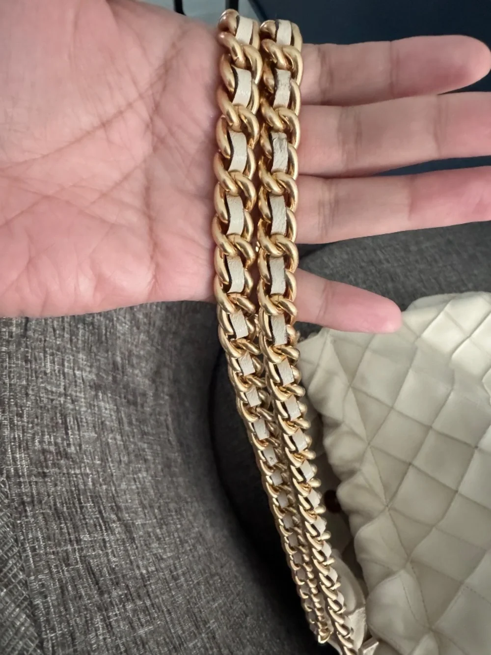 Tory Burch Fleming Soft Leather Quilted Chain Hobo Bag